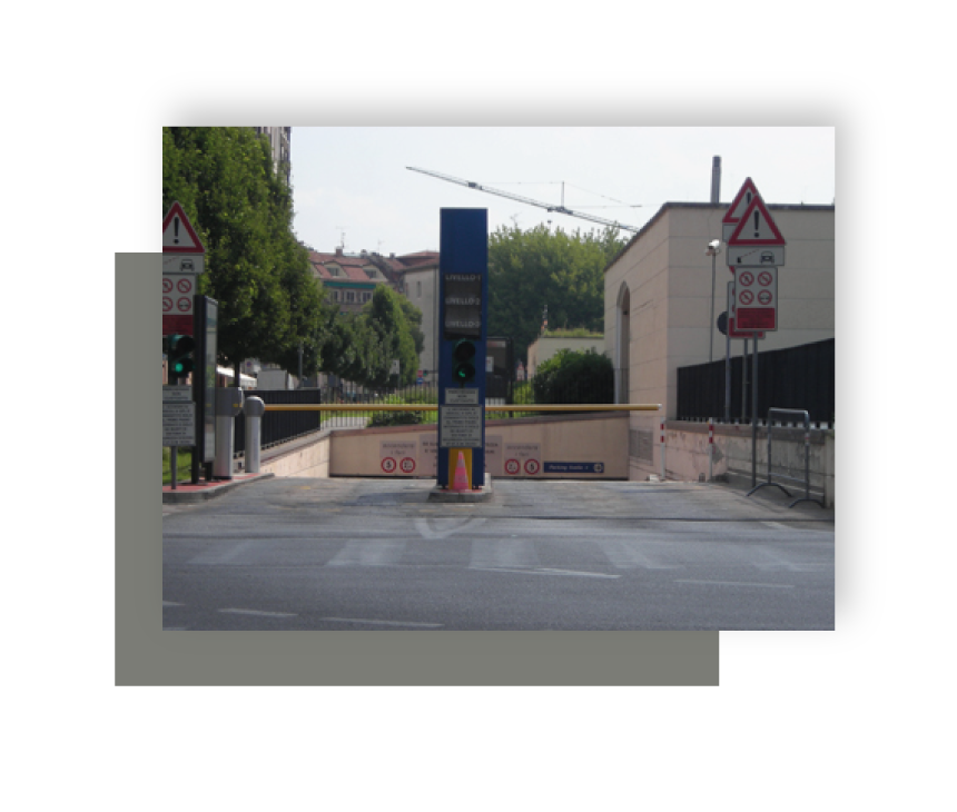 Immagine sbarre parcheggio Verdi