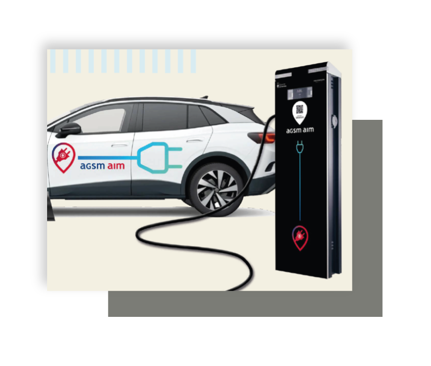 Immagine colonnine di ricarica